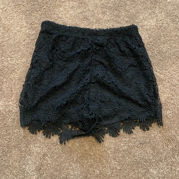 Charlotte Russe Pants - Charolette Russe Floral Lace Shorts